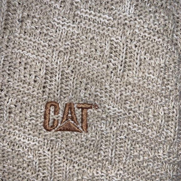 Dunbrooke Club Collection CAT Catapillar Mens Vintage V Neck Sweater Vest 2XL - Picture 3 of 9